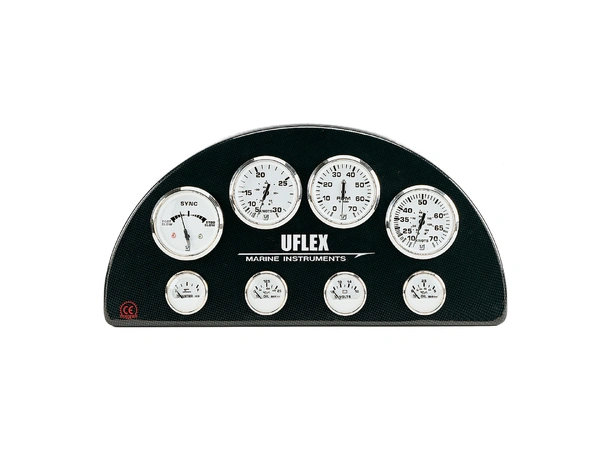 ULTRAFLEX Amperemeter Ultrawhite SS